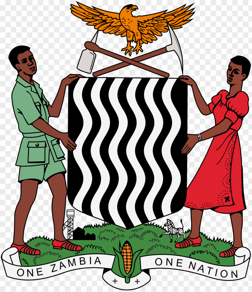 Coal Rising Northern Rhodesia Coat Of Arms Zambia Southern Africa Flag PNG