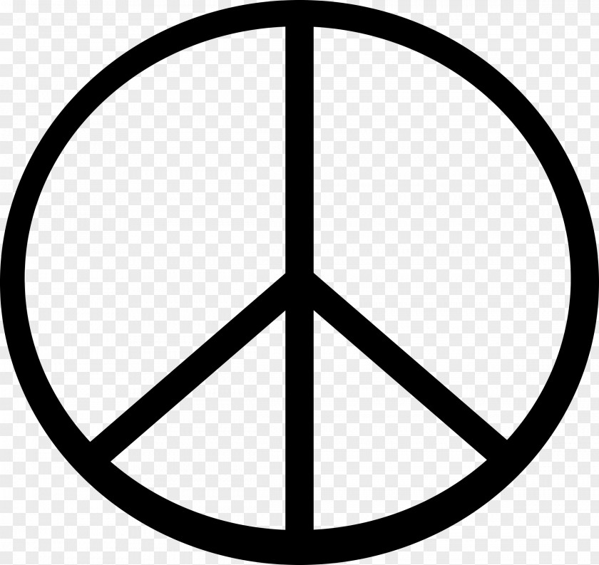 Hippy Peace Symbols Campaign For Nuclear Disarmament Clip Art PNG