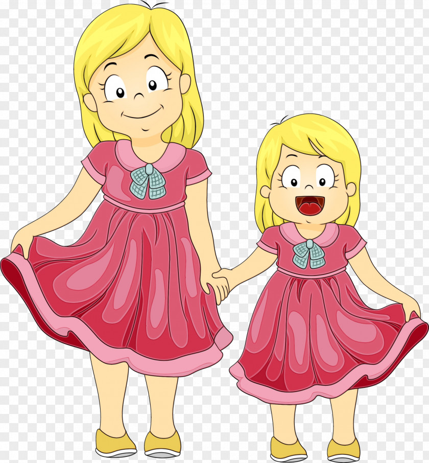 Style Fictional Character Cartoon Pink Animated Doll Clip Art PNG