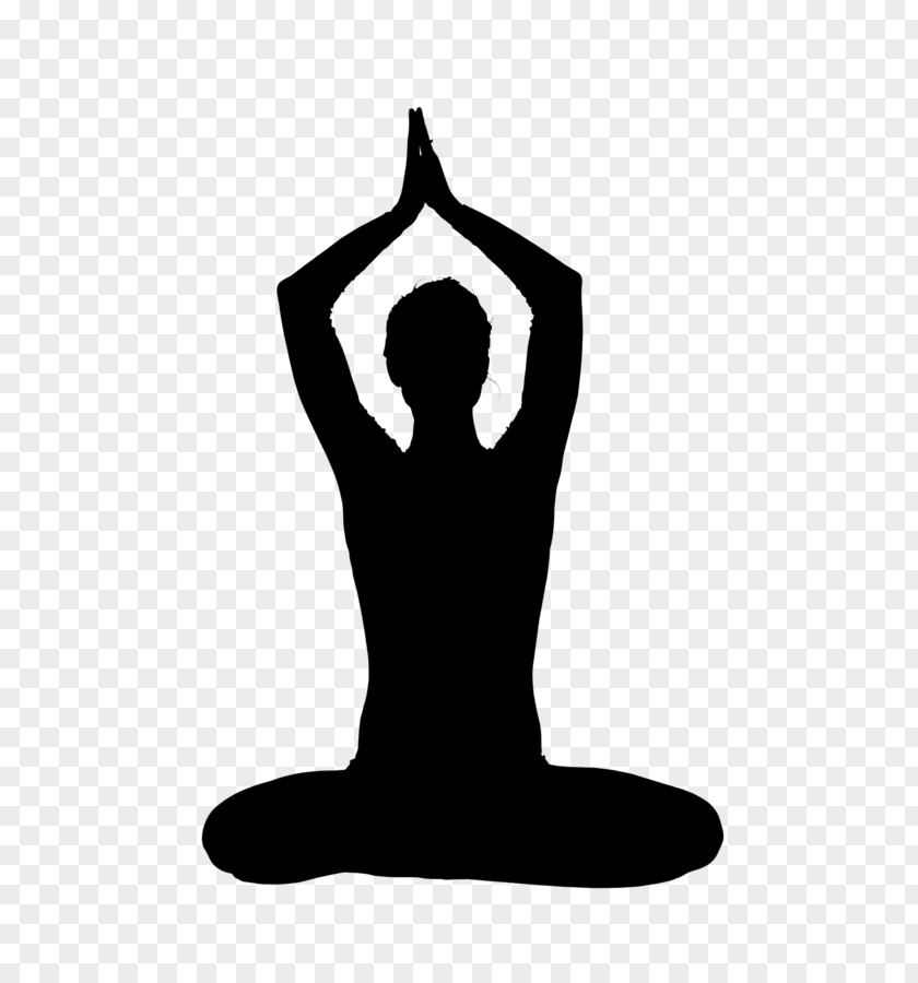 Yoga Asana Silhouette Physical Fitness Clip Art PNG