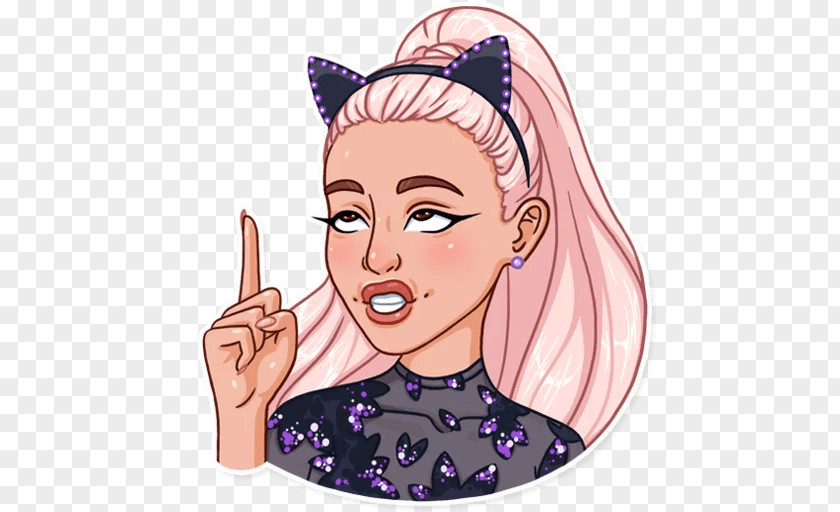 Ariana Grande Drawings Creds Pepewhat Sticker NASA Singer Scream Queens PNG