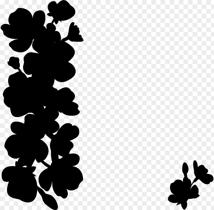 Floral Design Pattern Leaf Silhouette PNG