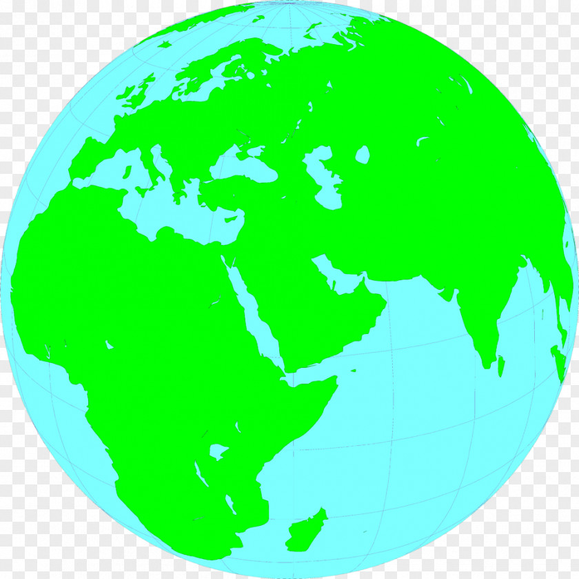 Globe Middle East World Map Clip Art PNG