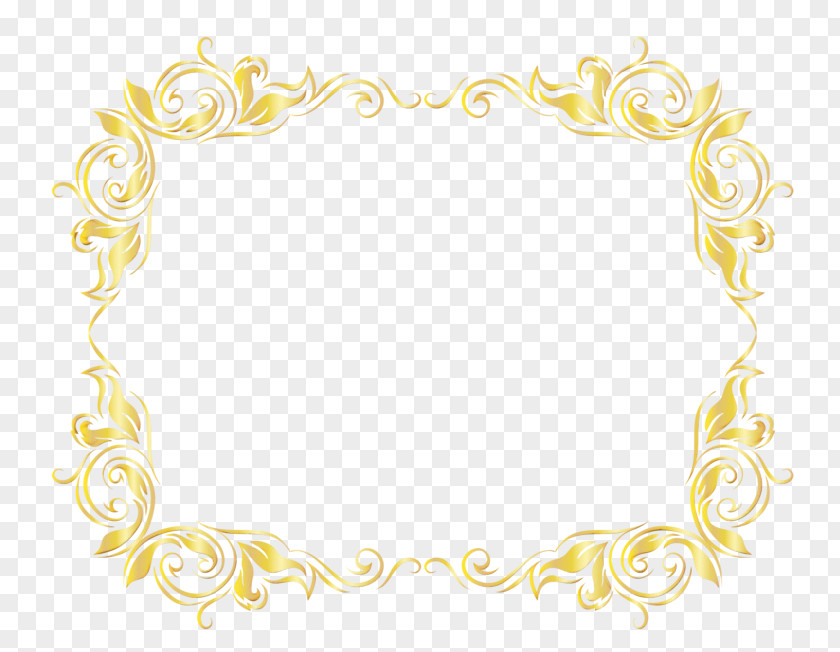 Gold Watercolor Painting Picture Frames PNG