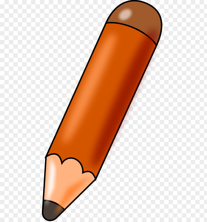 Pencil Image Colored Clip Art PNG