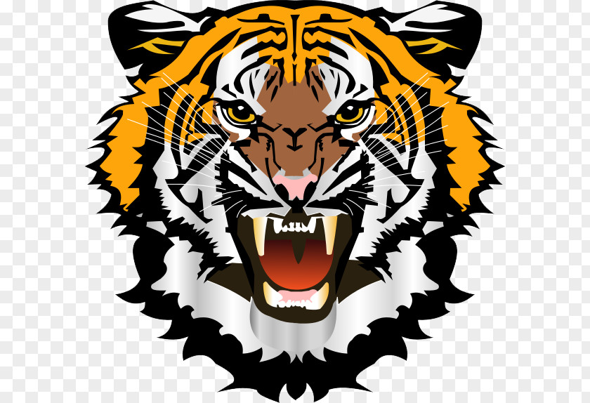 Tiger Face File Clip Art PNG