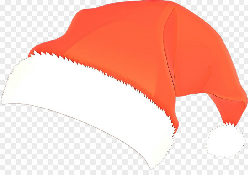 Knit Cap Bonnet Orange PNG