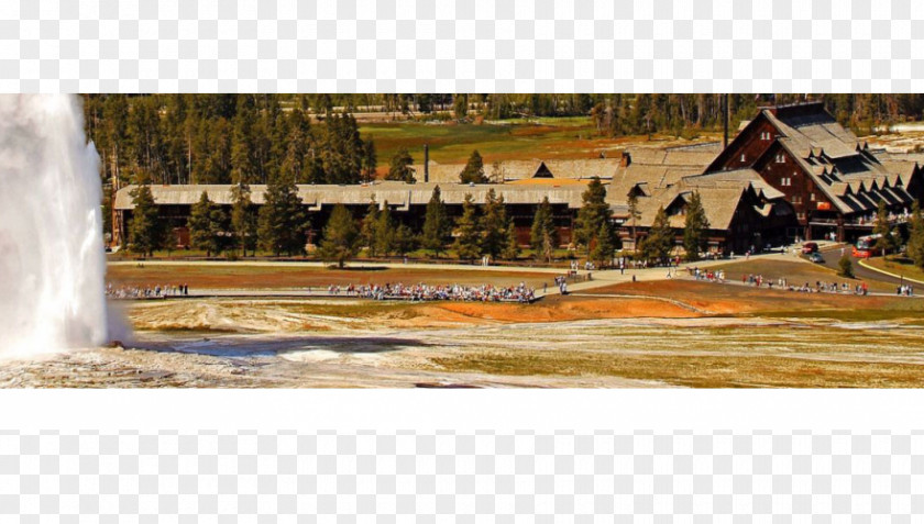 Park Old Faithful Inn Yellowstone Caldera Lodge PNG