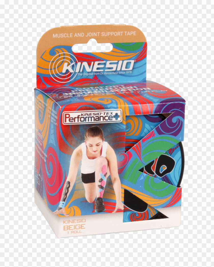 Perfomance Elastic Therapeutic Tape Adhesive Kinesiology Athletic Taping Bandage PNG
