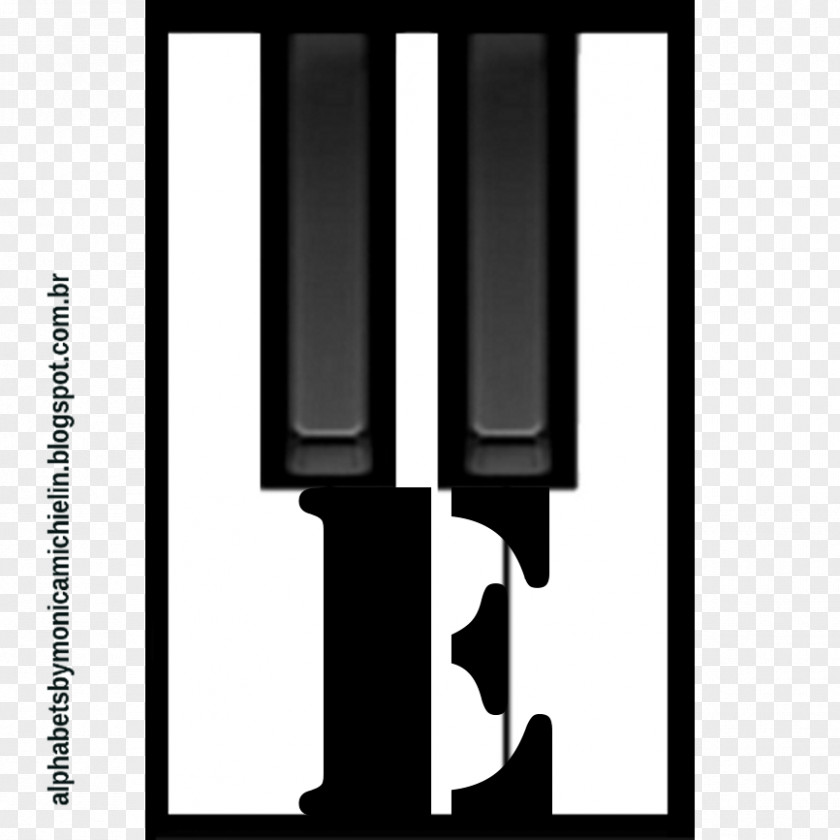 Piano Rectangle Font PNG