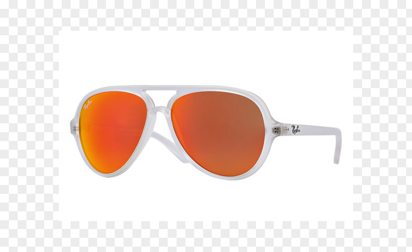 Red Sunglasses Aviator Ray-Ban Mirrored Lens PNG