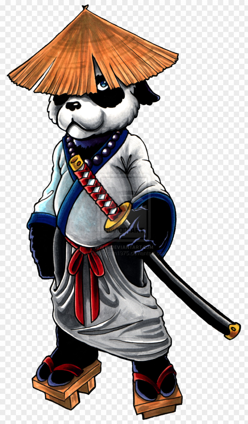 Samurai Giant Panda Pandaren Art Kung Fu PNG