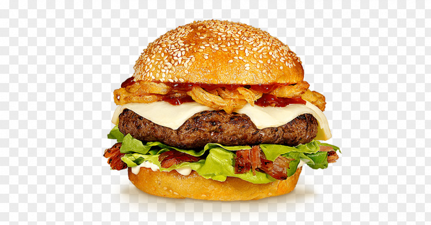 Burger And Coffe Cheeseburger Hamburger Onion Ring Barbecue PNG