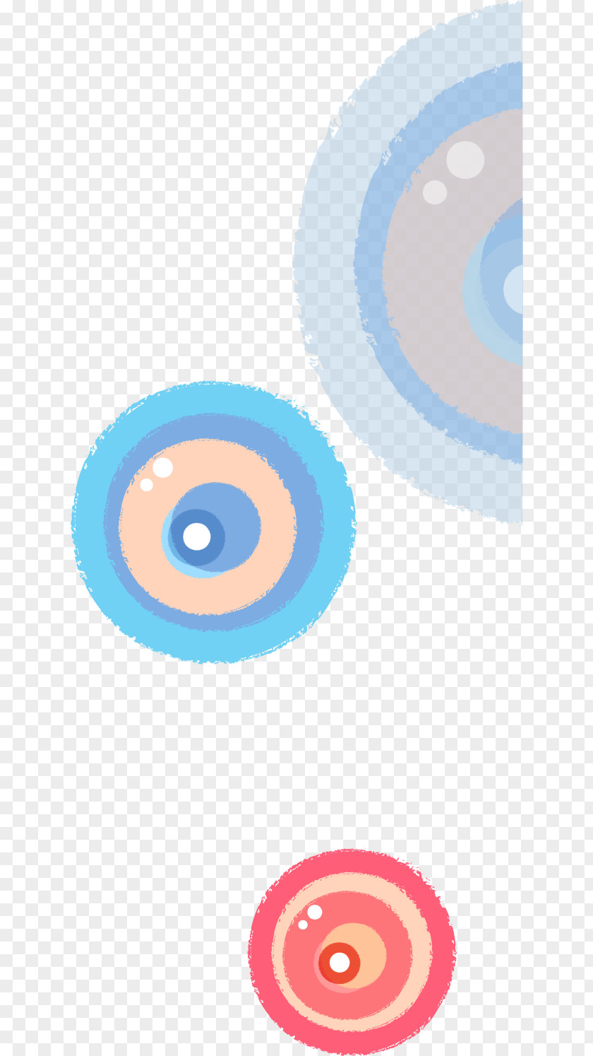 Color Circle Pattern Motif Clip Art PNG
