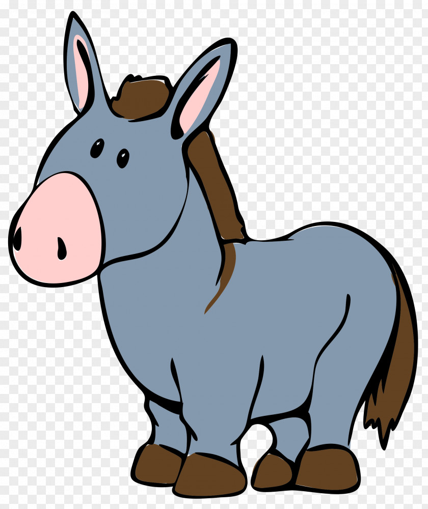 DONKEY Cartoon Donkey Clip Art PNG