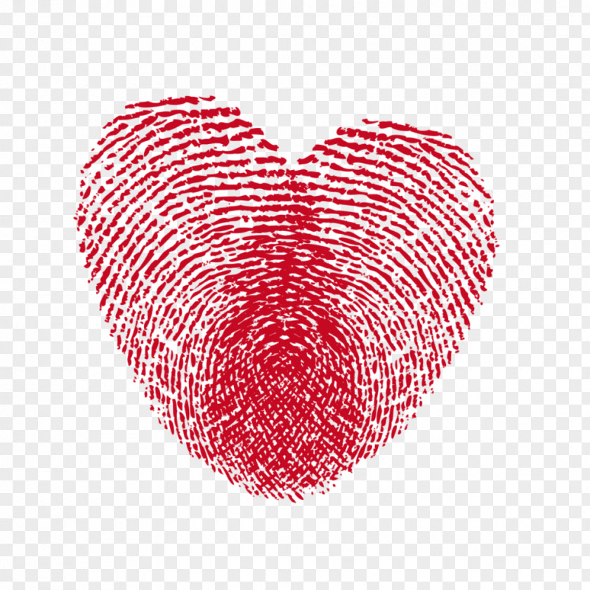 Fingerprint Heart Royalty-free Stock Photography Vector Graphics Illustration PNG