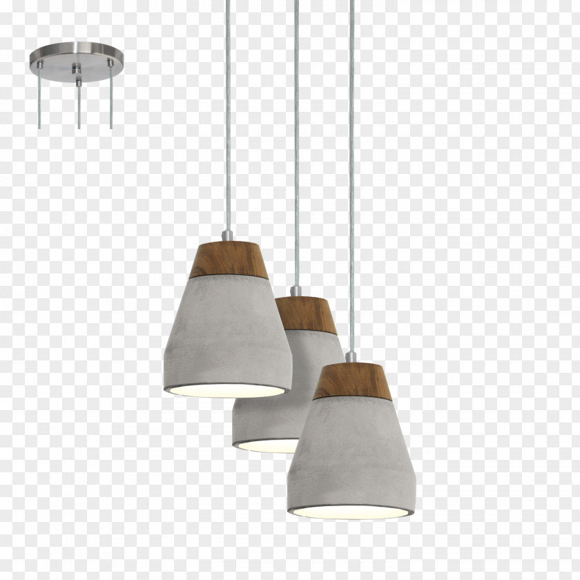 Hanging Lamp Light Fixture Concrete Ceiling Edison Screw PNG