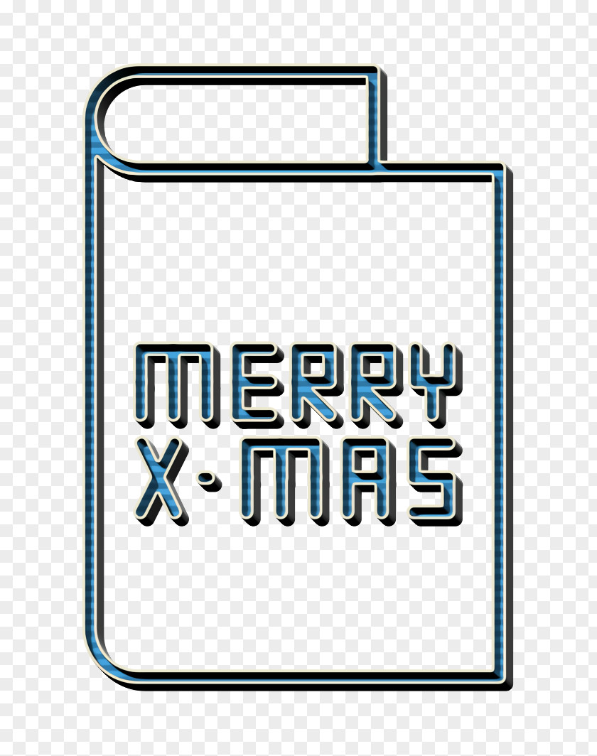 Rectangle Text Card Icon Christmas Greeting PNG