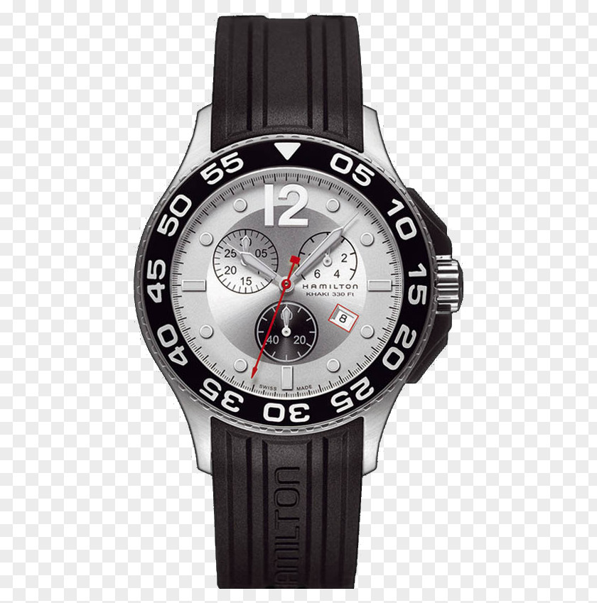 Watch Hamilton Company Chronograph Quartz Clock Scuba Diving PNG