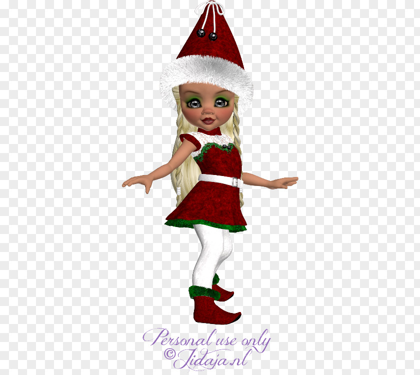 Wisteria Cottage Rag Doll Christmas Day Pin Elf PNG
