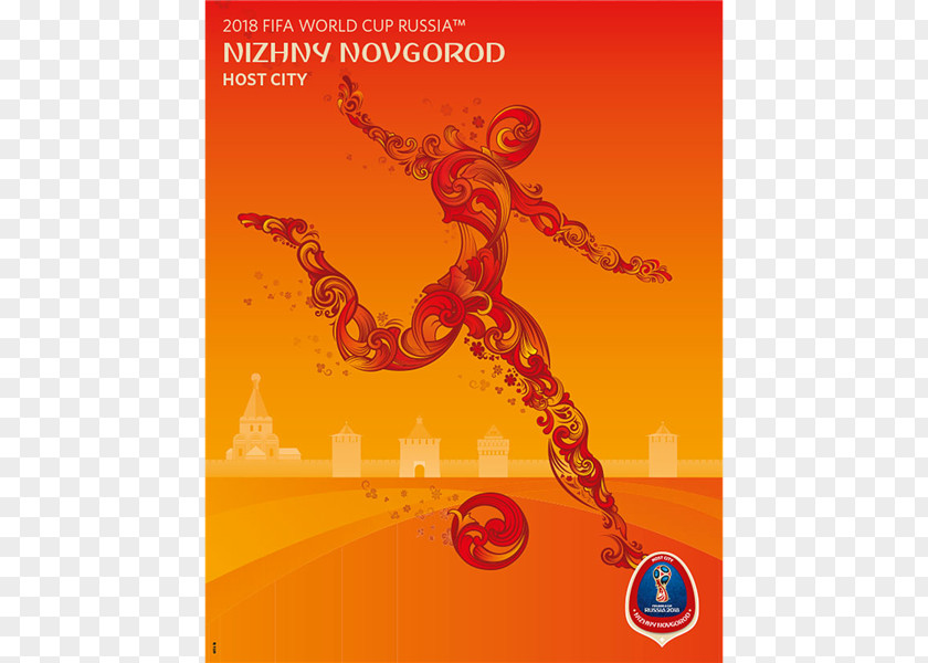 World Cup Poster 2018 Nizhny Novgorod Stadium 2014 FIFA Host City PNG