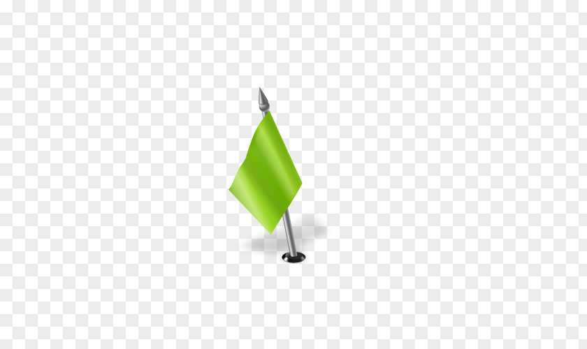Green Flag Symbol Icon Design PNG