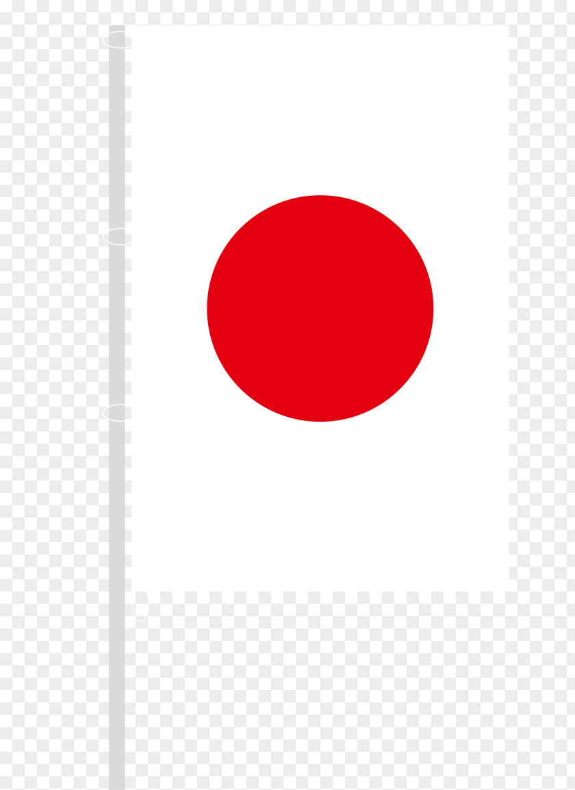 Japan Flag Line Font PNG