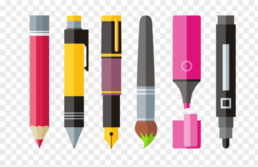 Pen Paper Marker Pencil Painting PNG