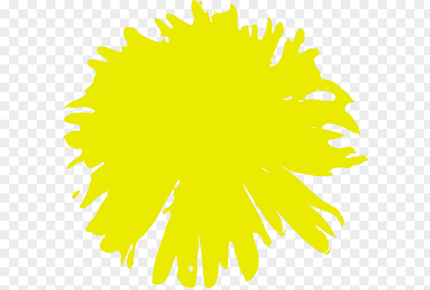 Plant Yellow Watercolor PNG