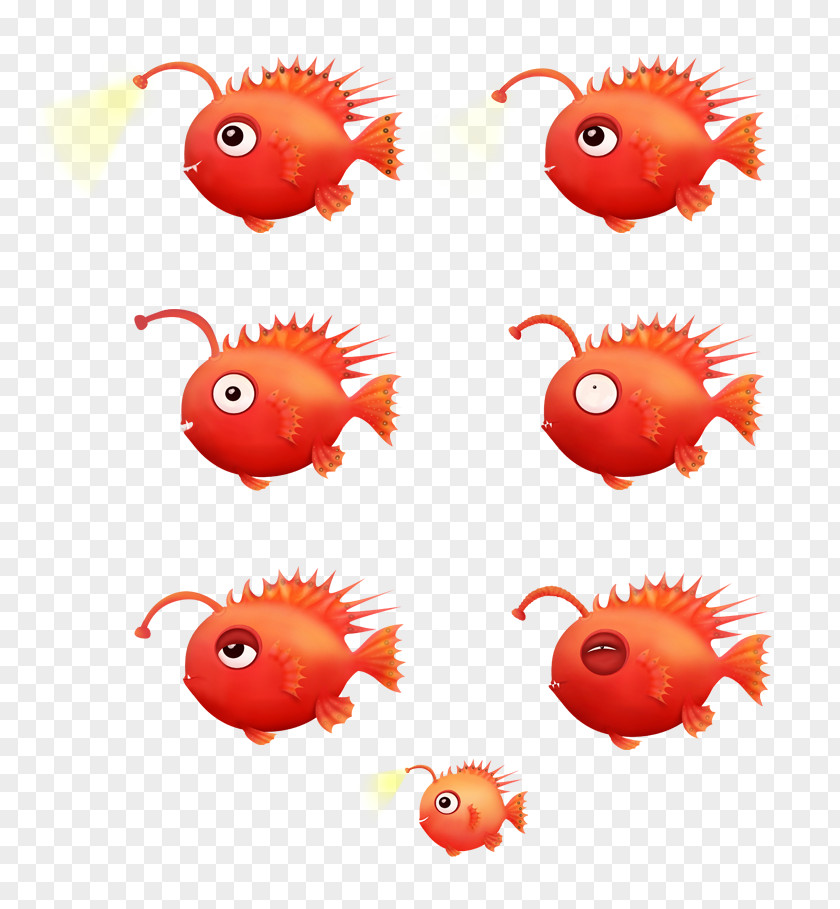 Programer Fish Light Video Game PNG