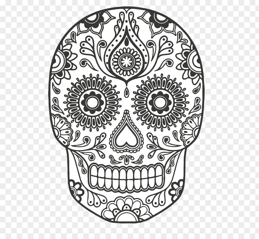 Skull Sticker Wall Decal Adhesive PNG