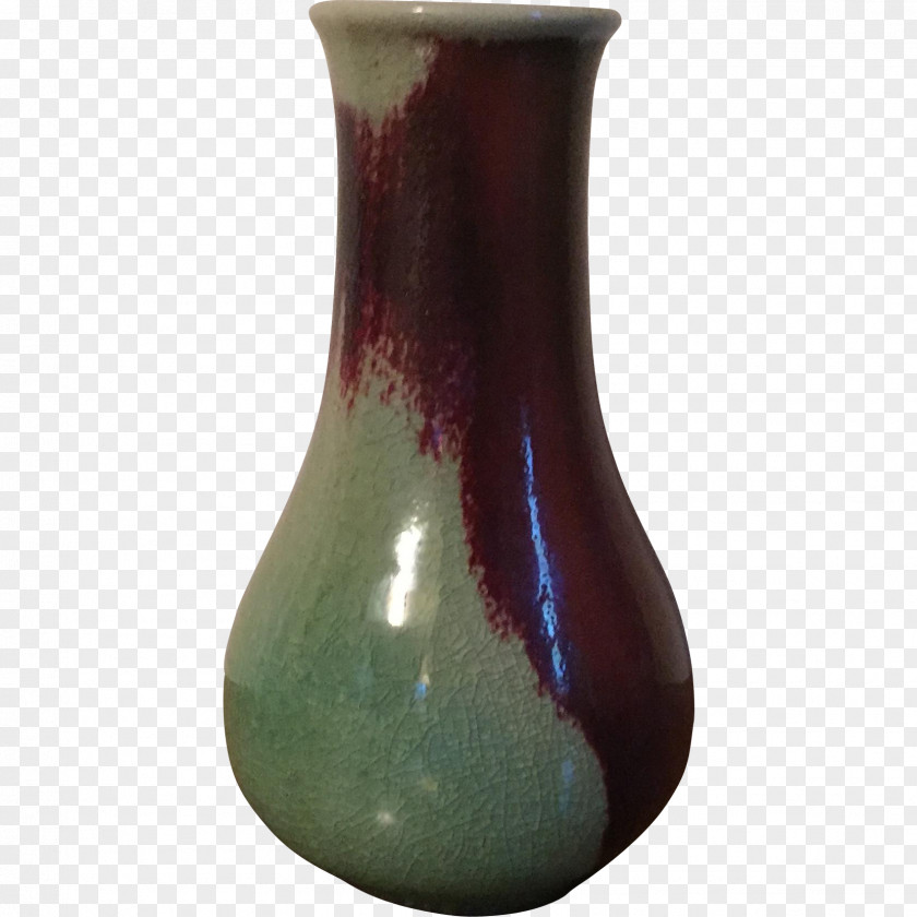 Vase Ceramic Glaze Celadon Pottery PNG
