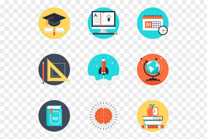 Educational Vector Flat Design PNG