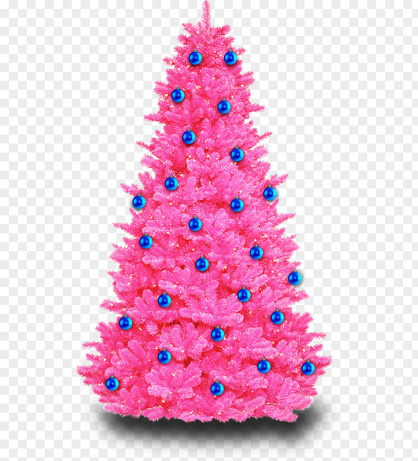 Pink Plant Christmas Tree PNG