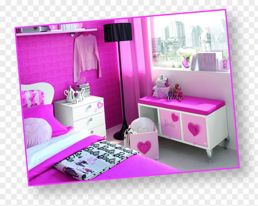 Barbie Bedroom Child House PNG