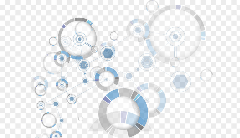 Digital Technology Ring Circle Angle Pattern PNG