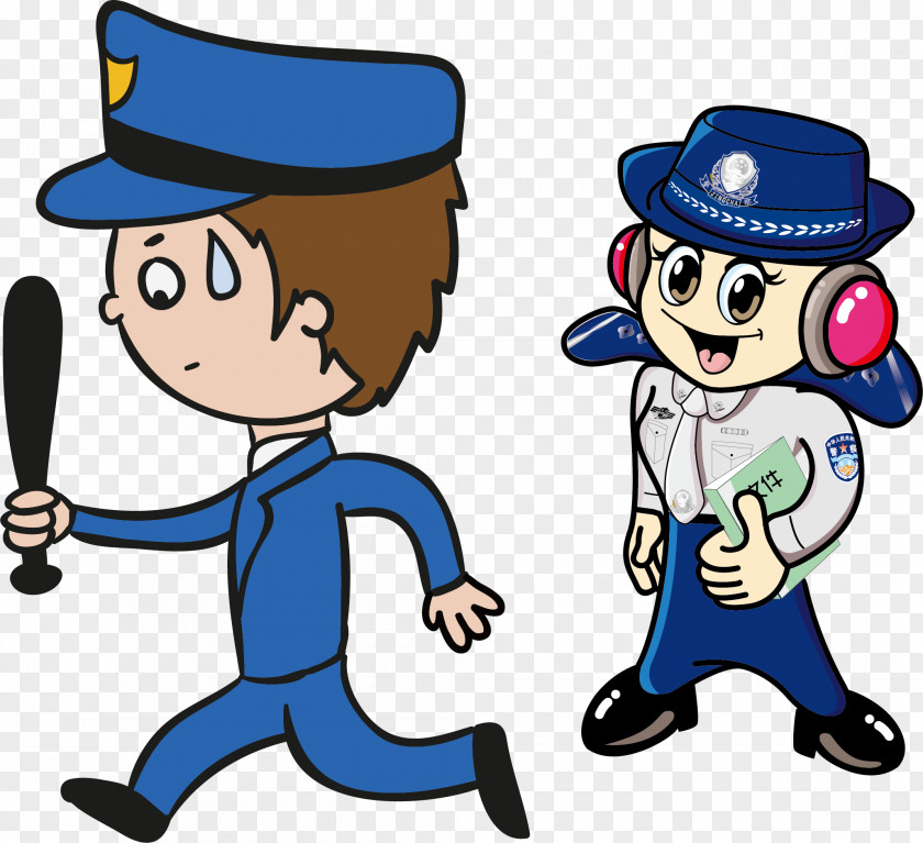 Network Alarm To Mention Police Officer Cartoon Designer PNG