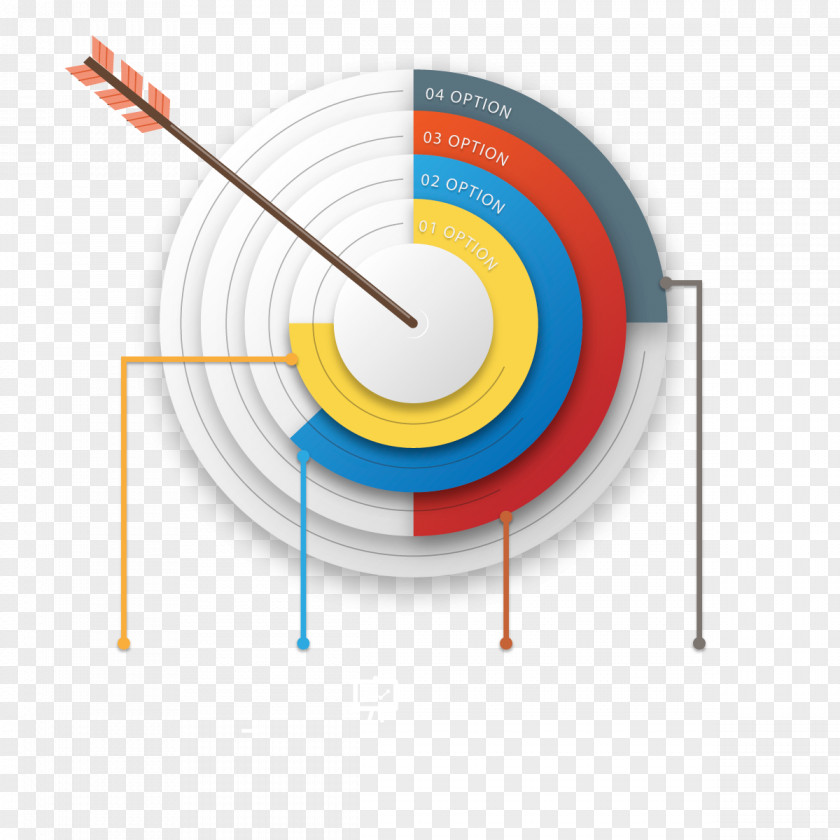 PPT Vector Arrows Infographic Download Pie Chart PNG