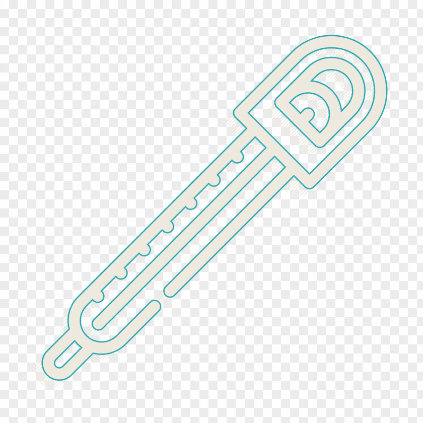 Scientific Study Icon Thermometer PNG