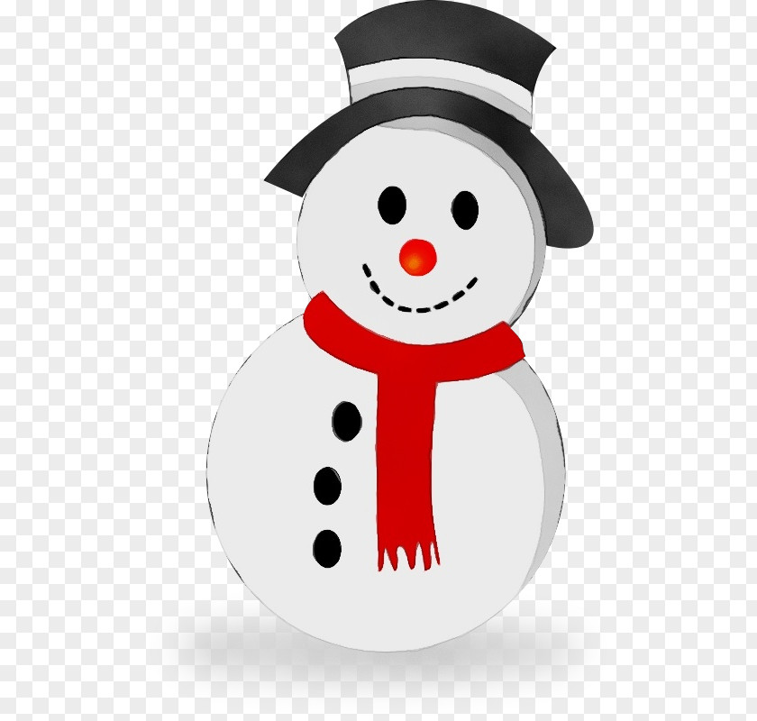 Smile Snowman PNG