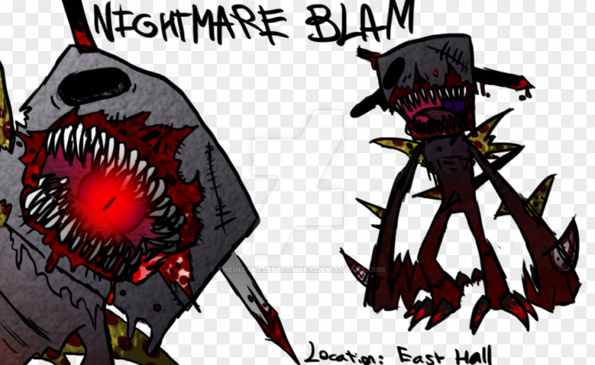 Blam Nightmare Demon Five Nights At Freddy's PNG