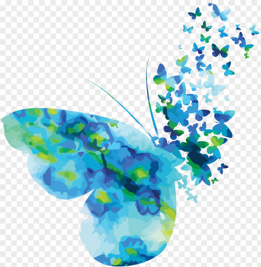 Butterfly Watercolor Painting Royalty-free PNG