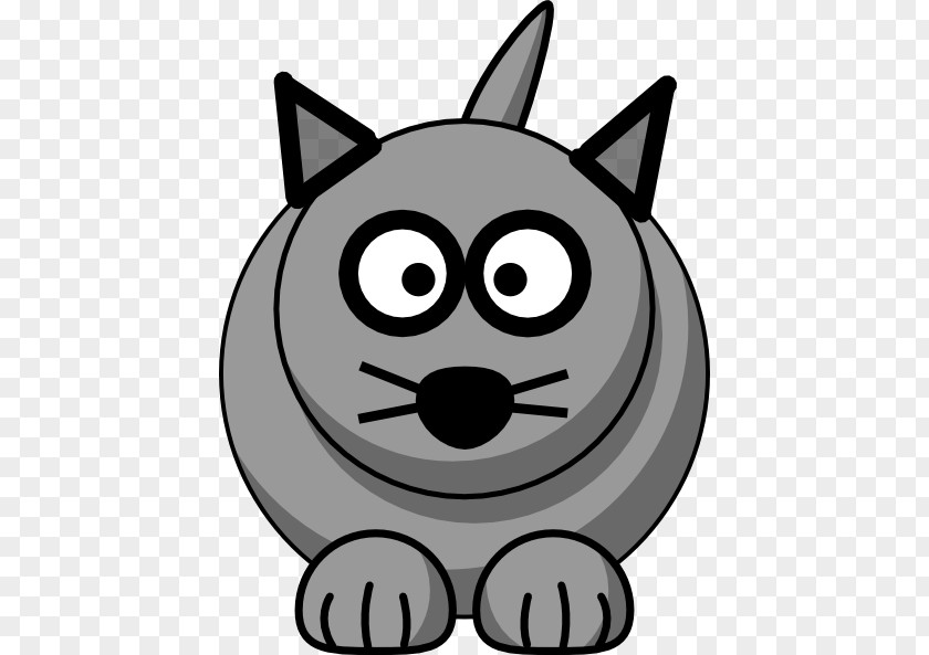 Cartoon Cat Pics Gray Wolf Animation Clip Art PNG