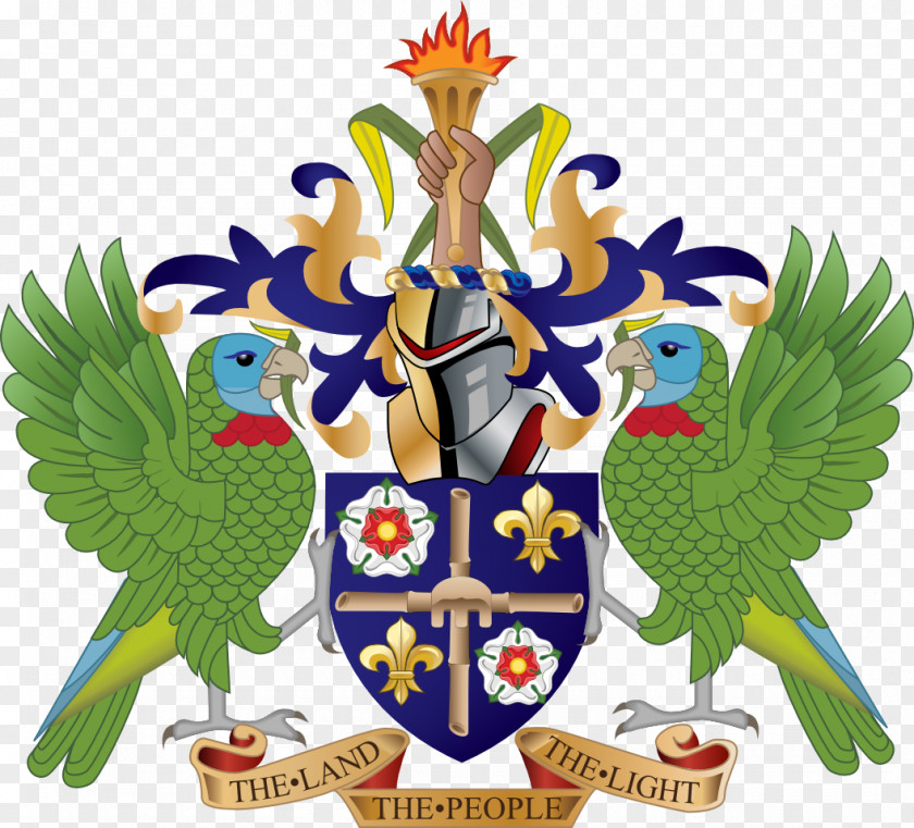 Colle Saint Lucia Coat Of Arms National Symbols Flag PNG