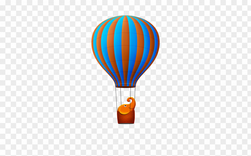 Hot Air Balloon Elephant PNG