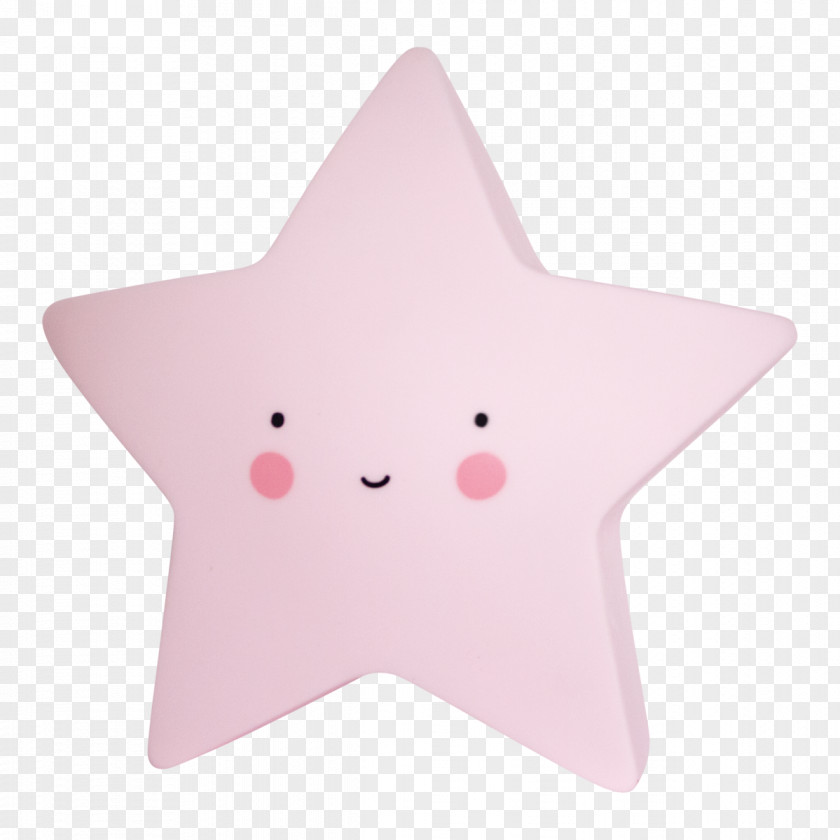 Pink Stars Nightlight Lamp Star Color PNG