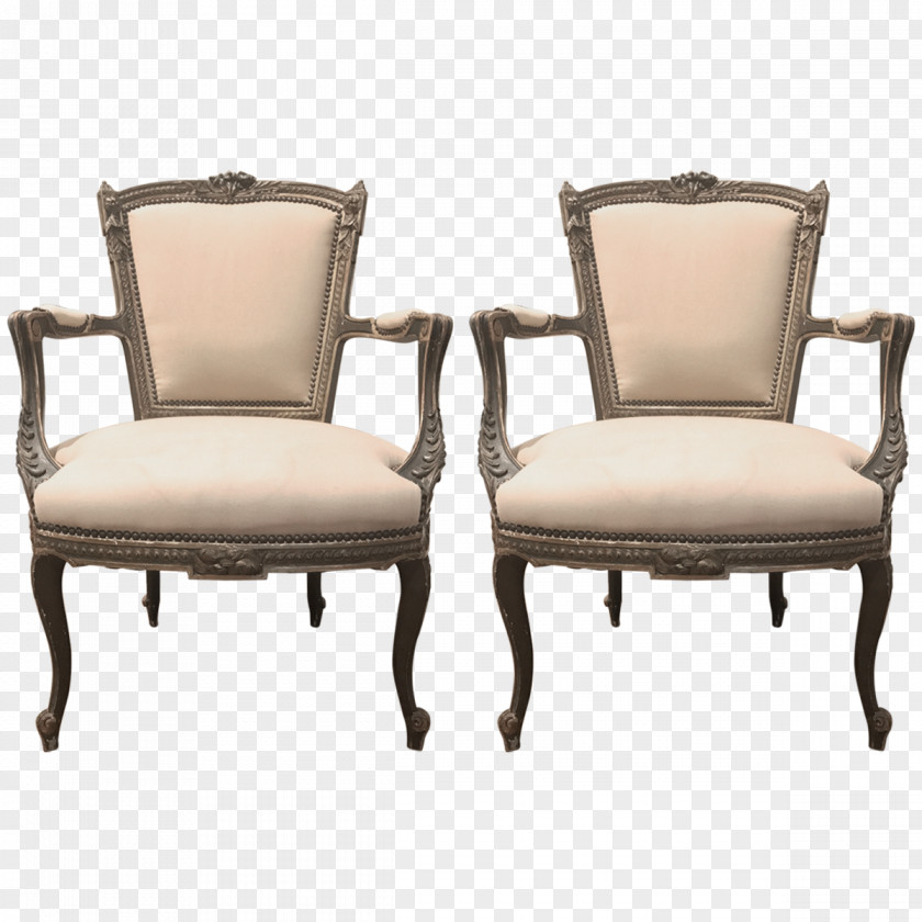 Rococo Chair Loveseat Armrest Couch PNG