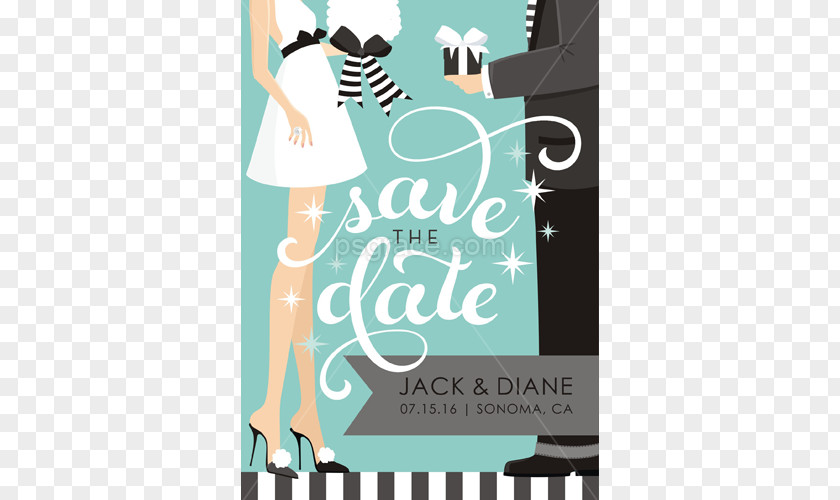 Save The Date Text Square Graphic Design Poster Pattern PNG