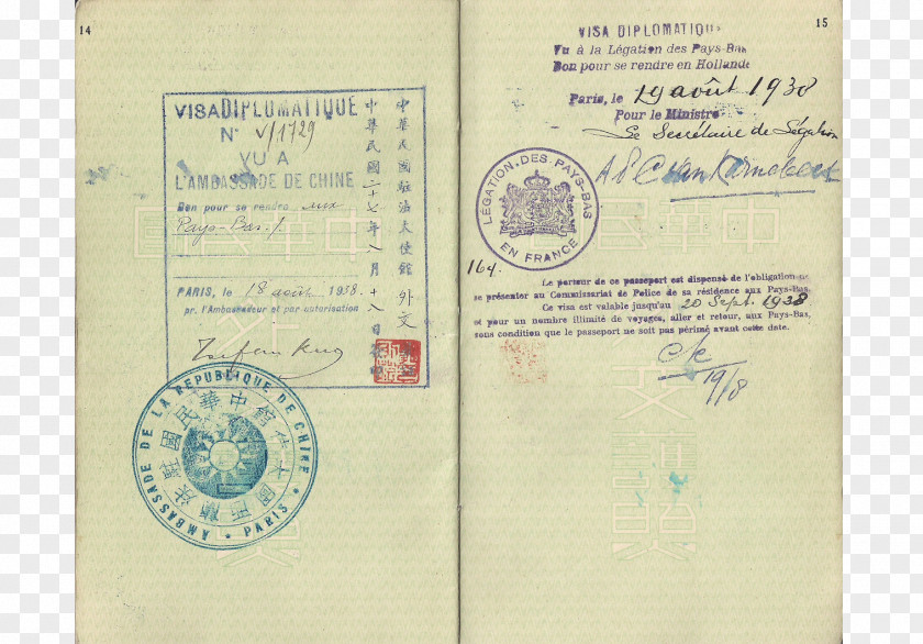 Diplomatic Passport Document PNG