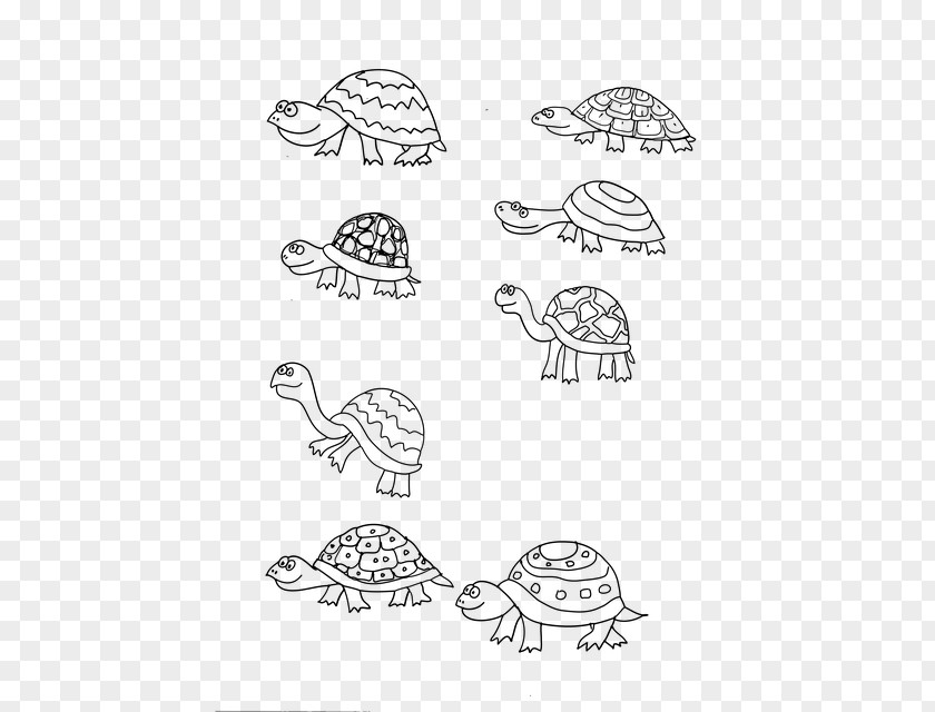Little Turtle Teenage Mutant Ninja Turtles Post Cards Coloring Book PNG